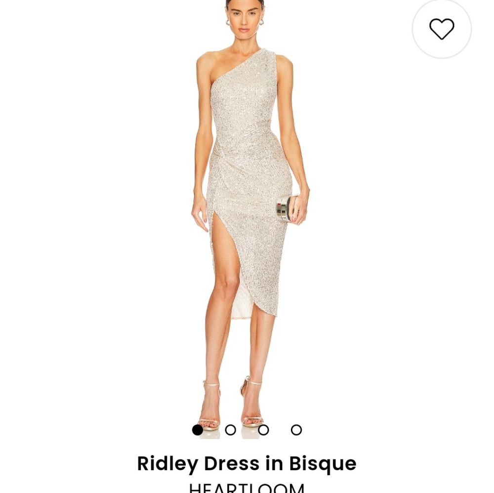Heartloom sequen one shoulder dress